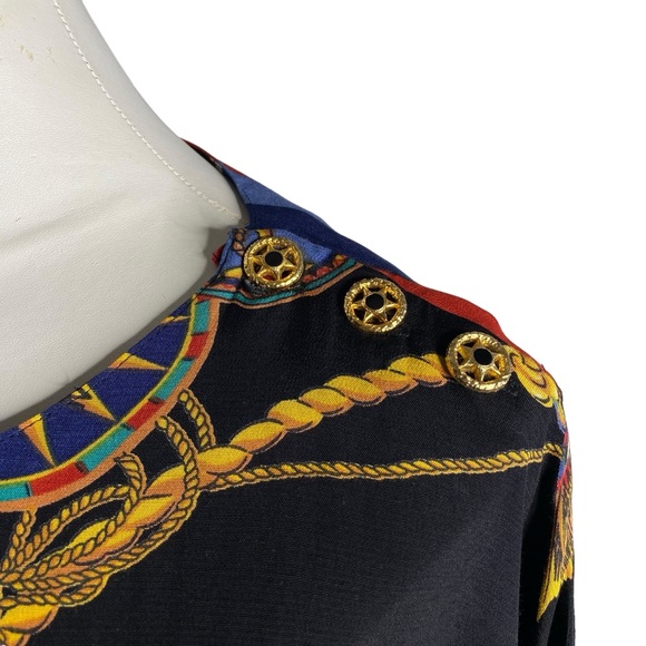 Vintage Carole Little Nautical Tunic Blouse - Picture 6 of 12